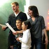 Collaborators and Bushwick kids work on plays for the Big Green Theater Festival